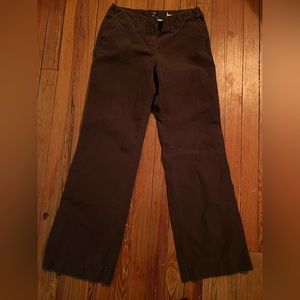J. Crew brown city fit lightweight slacks/pants, size 2